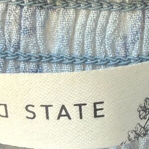 Altar’d State Blue long sleeve floral dress